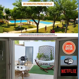 Сasa de vacaciones El Real Apartamento Con Encanto En Sevilla, Espartinas